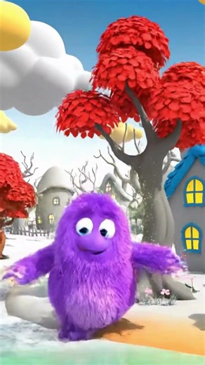 Magic Color Monster! 🌈😲 Gray World Turns Colorful | 3D Cartoon Fun for Kids