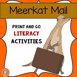 Meerkat Mail Book Study- Print & Go Literacy & Letter Writing Activities