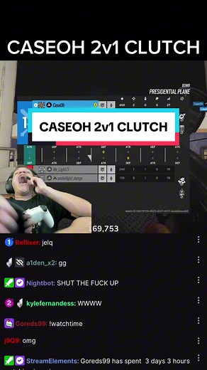 CASEOH and Jynxzi Epic R6 Gameplay Moment