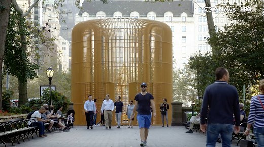 Artist and activist Ai Weiwei's newest installations tackle the global refugee crisis. (via HBO) | VICE News