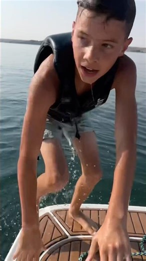 I Can Do A Backflip🤣 #funny #kids #backflip #shorts
