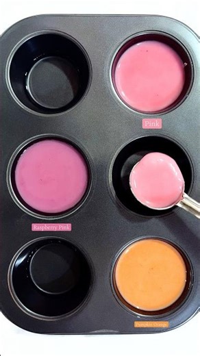 Guess the Color | Pink + raspberry pink + pumpkin orange #colormixing #amazing