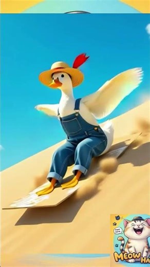 Duck Surfing: An Epic Cartoon Adventure