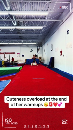 Cuteness overload alert 🚨💖 This five-year-old XCEL Bronze gymnast is warming up, and honestly… it doesn’t get much cuter than this. From her tiny stretches to her focused little movements, warm-ups might be the simplest part of practice—but they’re also where her personality shines the most. Smiles, determination, and a whole lot of adorable energy all wrapped into one gymnastics moment. Warm-ups are such an important part of youth gymnastics, helping young athletes build flexibility, coordina