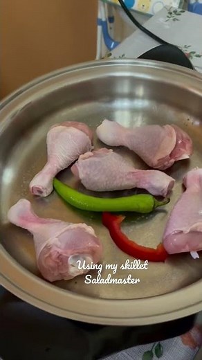 How to cook in Saladmaster skillet #saladmastercookware #saladmaster #nosalt #nooilcooking