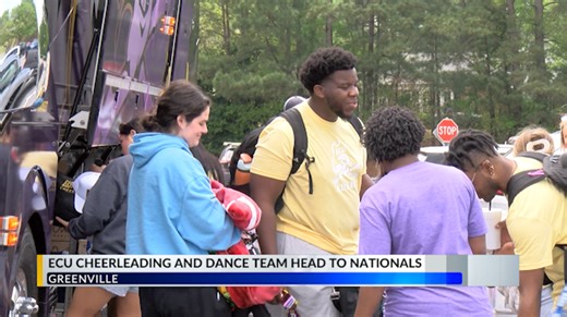 ECU Cheer team, Dance team, leave for nationals 2025 in Daytona