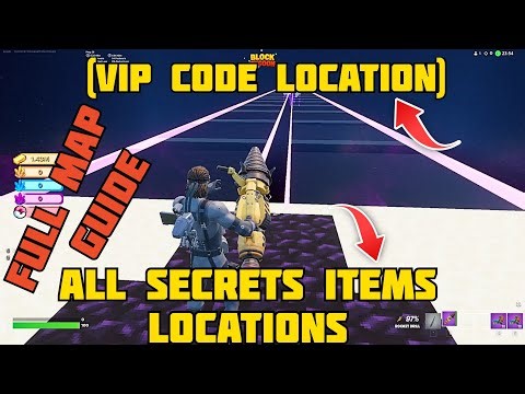 FORTNITE BLOCK TYCOON [CO-OP] (ALL SECRETS ITEMS) VIP CODE LOCATION