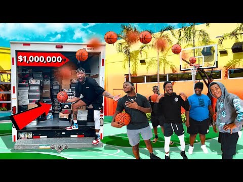 Make the Trick Shot, Win My Million Dollar Shoe Collection! 😳 (ft. SSH)