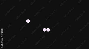 looping bouncing ball rotation animation loading simple animation video footage