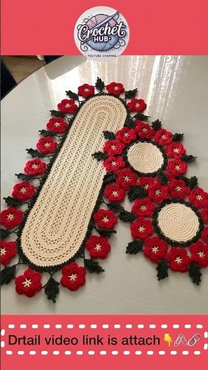 How to Make a Pretty Crochet Table Runner