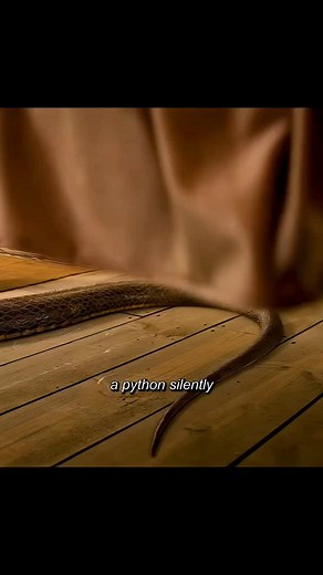 Enigmatic Encounter: A Python and the Mysterious Man