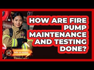 How Are Fire Pump Maintenance And Testing Done? - Inside the Firehouse