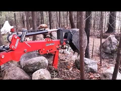 Bro-Teck thumb Instalation on a MF CB05 Backhoe