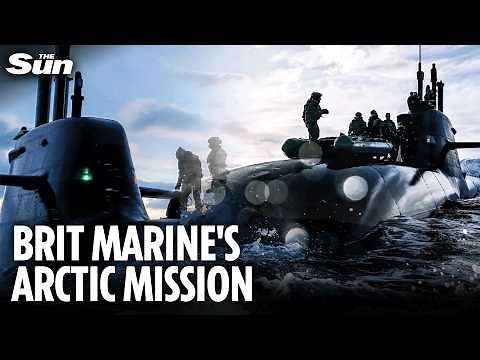 Elite marine commandos emerge from Arctic submarine to prepare for raids on Russia