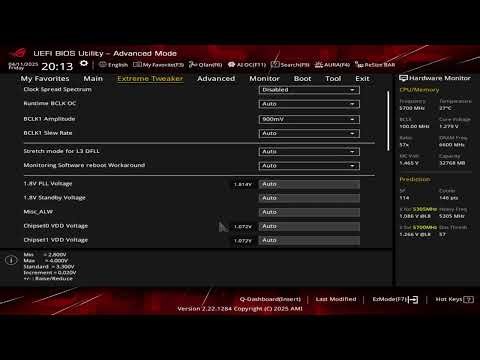 BIOS Setup | 6600c26 1:1 | 9800X3D | X870E APEX