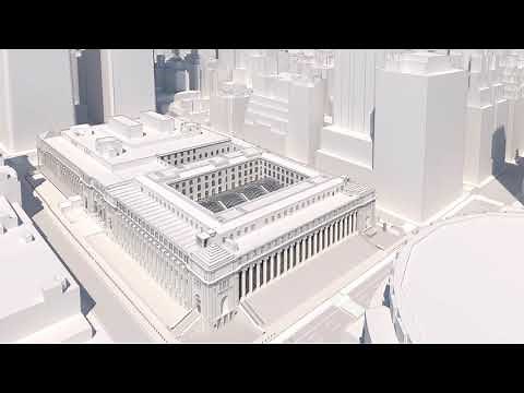 Amtrak Moynihan Fly-Through Animation