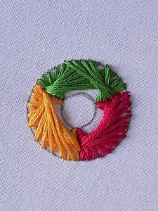 5.3K views · 55 reactions | allover mirror work hand embroidery tutorial , embroidery project | Rup Embroidery | Facebook