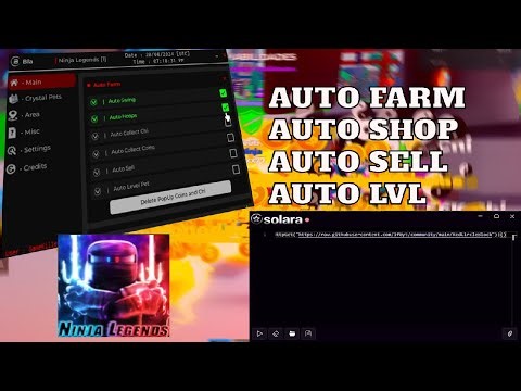 🔧 ¡Domina Ninja Legends con Facilidad! | Script Completo: Auto Farm, Auto Shop y Auto Level 💥