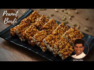 Peanut Burfi | How to Make Peanut Chikki | Groundnut Burfi | CDK #322 | Chef Deena's Kitchen