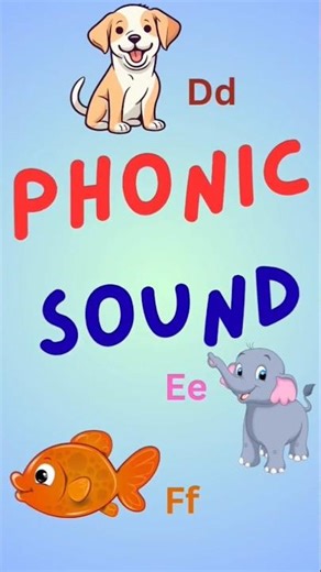 Phonics Sounds D to F 🔤 | Learn DEF Letter Sounds for Kids in 1 minutes!" #homebasedkidsschool |