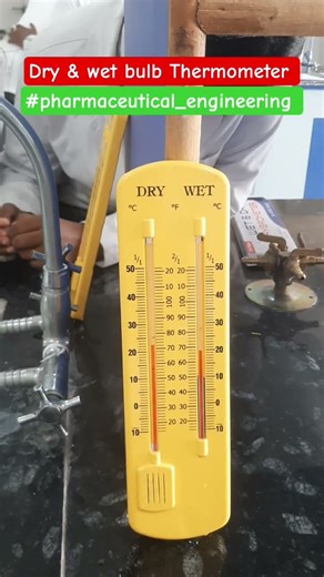 Measuring of relative humidity, dew point by using Dry and Wet Bulb Thermometer /B. pharm/3rd Sem./