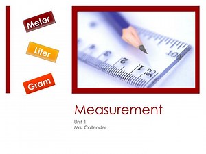 Measurement - SlideServe