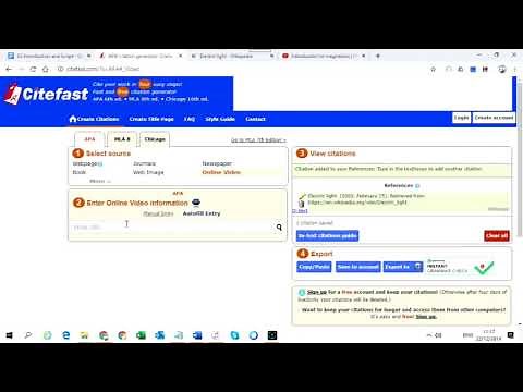 How to generate citations using Citefast.com [CC]