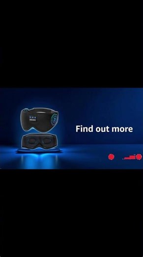 Bluetooth Sleep Mask for Relaxed Sleep #amazonfinds #amazonaffiliate #amazondeals #shortvideo