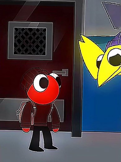 Red's moments 🌈❤️ Rainbow Friends Edit #hornstromp #red #rainbowfriends #cute #funny