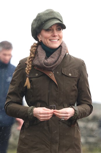 Princess Kate Embraces the Outdoors in Shades of Earthy Brown and Green