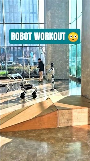 Robot Gym Mode ON 🤖🔥#shorts