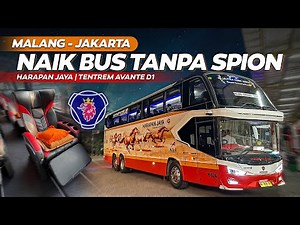BUS ULTRA HIGH DECK FULL FASILITAS ‼️ Trip Malang-Jakarta with Harapan Jaya Tentrem Avante D1