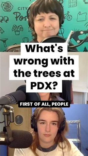 What's wrong with the trees at PDX? #PDX #portland
