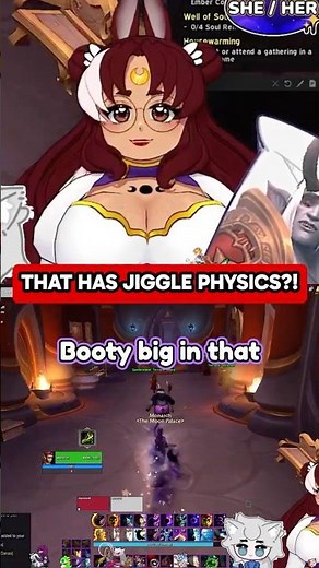 they actually did jiggle physics like that 🤣 #worldofwarcraft #shorts