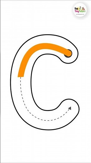 How to Write Letter C | Learn to Write Alphabet C for Kids #kidslearning #alphabetwriting