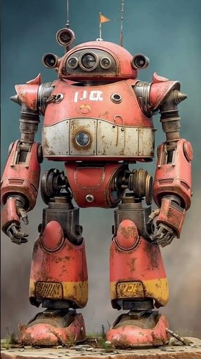 Robot Jadul Jepang, Detailnya Gak Masuk Akal! 🤯⚙️ #AnimeMecha #RetroRobot