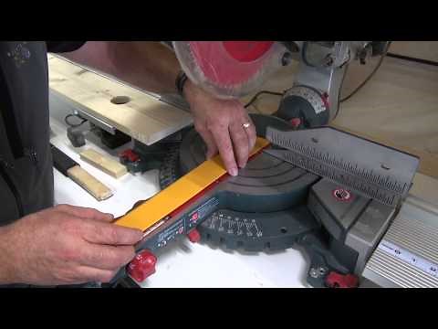 Woodworking Tools - Miter Saws - Zero Clearance Tape