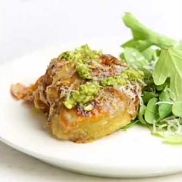 Kumara Gratin with Pesto Recipe