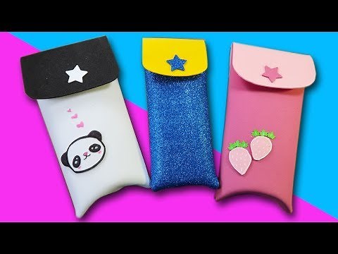 CARTUCHERA - LAPICERA FÁCIL - DIY - Manualidades para la Escuela!