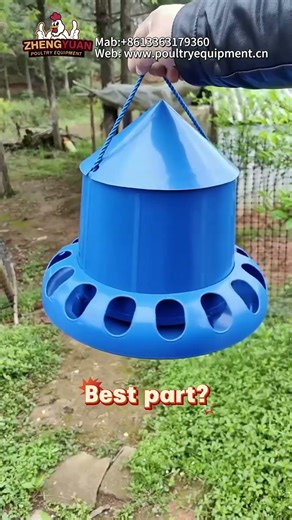 Best automatic chicken feeder for ducks and chickens together #farming #chicken #diy