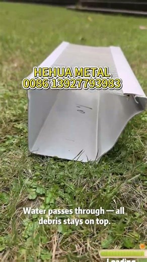 Clogged with Sludge? Try This Micro-mesh Gutter Guard, All Debris Stays on Top. #Mesh Gutter Guard