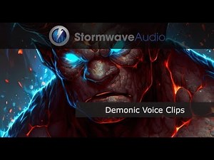 Demonic Laughter Voice Pack (Royalty-Free Voice Clips)