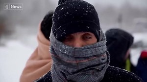 Hundreds of migrants are currently stranded in freezing weather in Bosnia. Many are without winter clothes, sleeping bags and tents and have been forced to sleep outside after a temporary camp was dismantled, as Paraic O'Brien reports. | Channel 4 News
