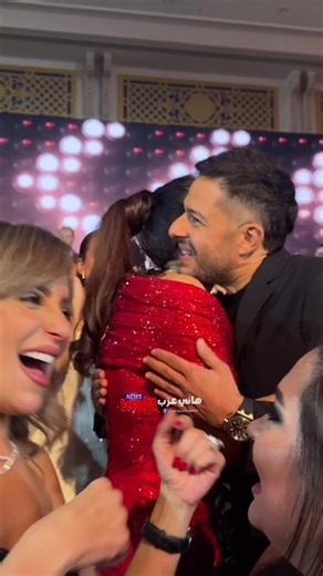 ‏#محمد_حماقي والمنتج حمدي بدر في زفاف نجل سحر خيري