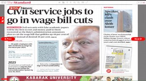 31 reactions | The Standard: Civil service jobs to go in wage bill cuts #MorningPrime Ankey Dorice Ombat | KTN News Kenya | Facebook