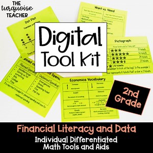 Digital Math Tool Kit | Financial Literacy 2nd Grade Distance Learning Google