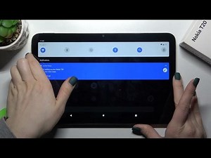 How to Switch On Flashlight on NOKIA T20 - Power On Flashlight