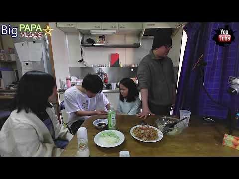 Big PAPA VLOGS Live Stream Home Edtion 1 cooking Fried Rice | Yakisoba | gyoza