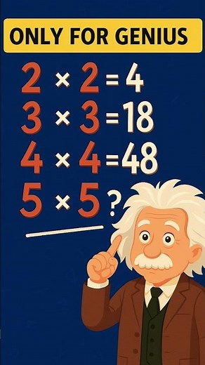 Only for Genius! 🤯 Can You Solve This Einstein Math Puzzle? 🧠