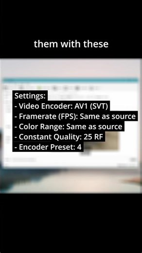 How to reduce video size using AV1 video codec